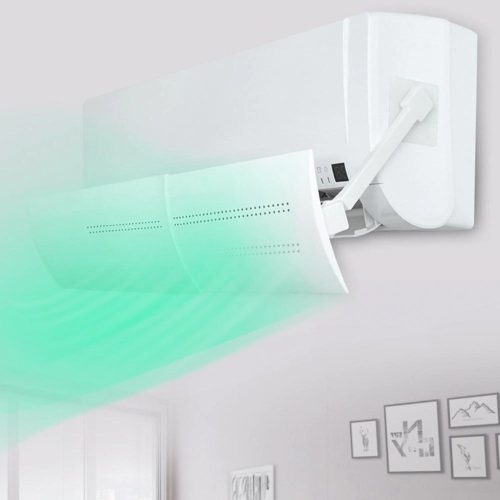 Univerzális fehér állítható szélességű légterelő klímákhoz, lukacsos 2db van raktáron