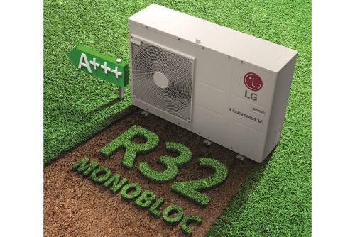 LG THERMA V HM071MR.U44 1 Ø fázisú monoblokk levegő-víz hőszivattyú 7 kW 