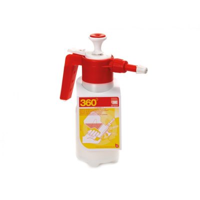  360 fokban fordítható vegyszerkihordó, kis méretben 1 literes