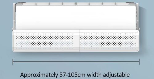 Egyedülálló szűrőbetéttel ellátott, könnyen felakasztható légterelő