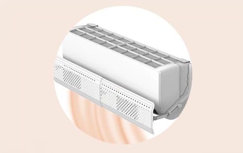 Egyedülálló szűrőbetéttel ellátott, könnyen felakasztható légterelő