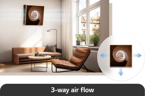 LG ARTCOOL Gallery Special Légkondicionáló Hűtésre és Fűtésre 3,5 kW  A12GA1