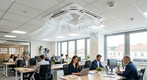 2024-es Új LÉGTERELŐ KAZETTÁS KLÍMÁKHOZ, VAGY KAZETTÁS , MENNYEZETI FAN-COILOKHOZ (4 DB) 