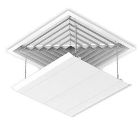   Légterelő légcsatornás beömlő nyilásokra, anemostat nyilások ele, intézményekbe, boltokba, áruházakba  60cm