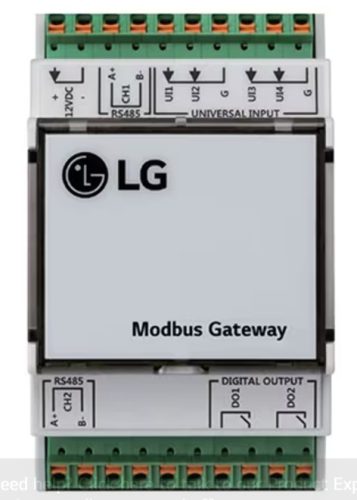 LG Modbus RTA getway illesztő PMBUSB00A